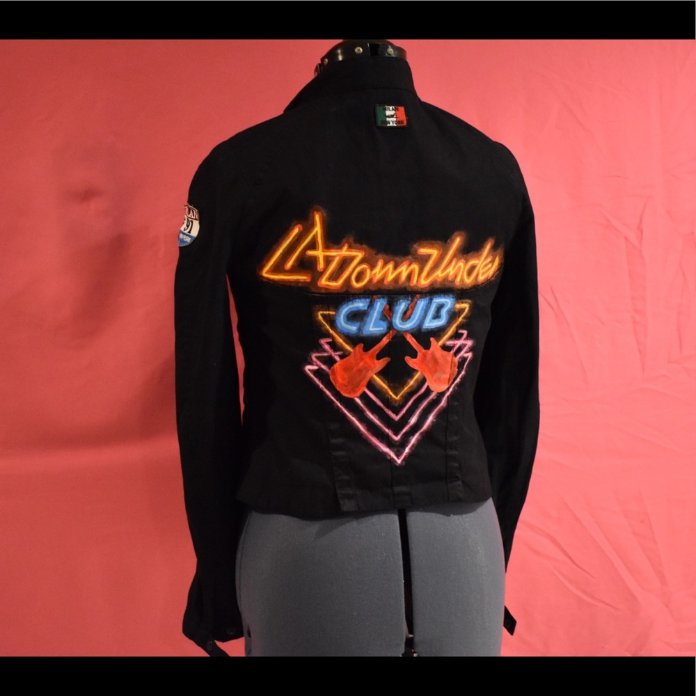 Rock N Roller Coaster Hand Painted Jacket